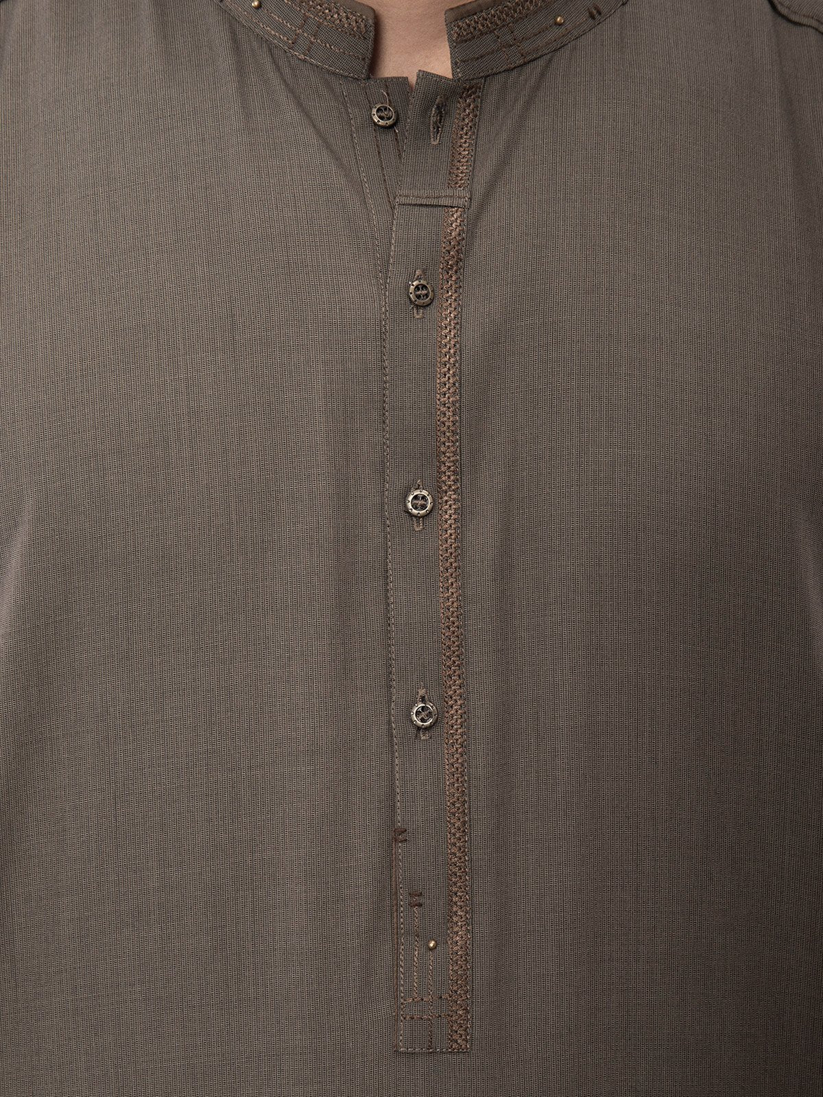 Edenrobe - Men's Dark Olive Swish Collection - EMTSW22S-99125