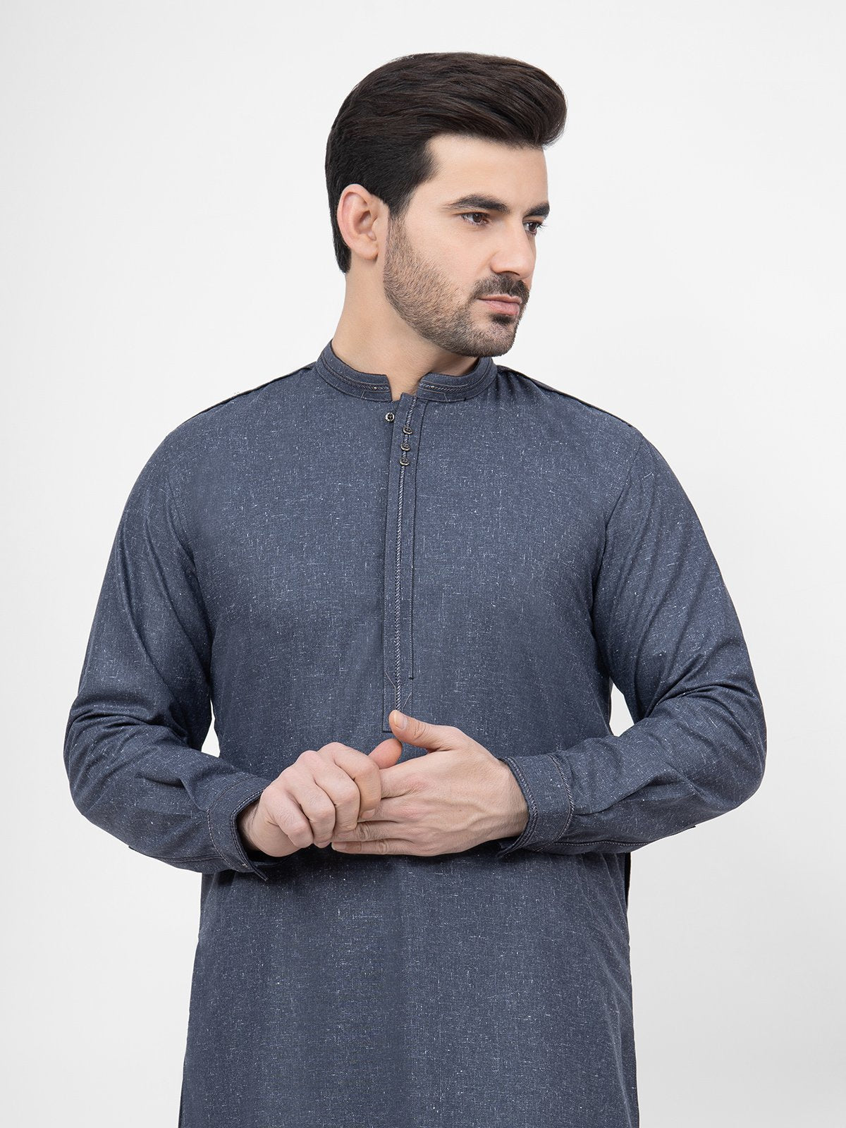 Edenrobe - Men's Dark Navy Swish Collection - EMTSW22S-99166