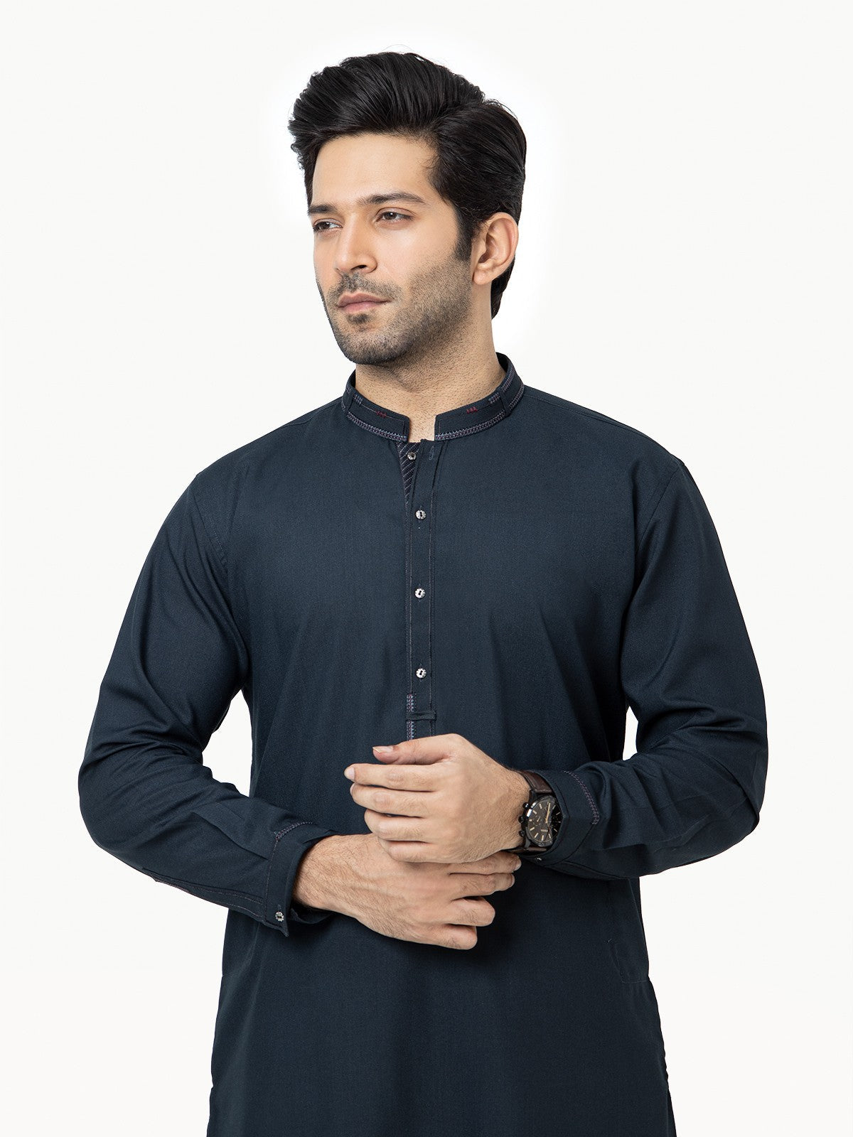 Edenrobe - Men's Black Swish Collection - EMTSW22S-99167