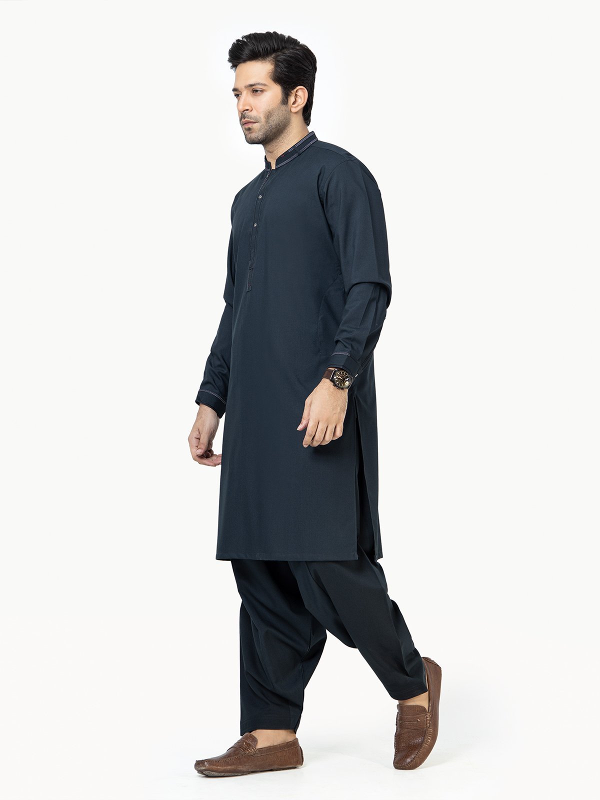 Edenrobe - Men's Black Swish Collection - EMTSW22S-99167