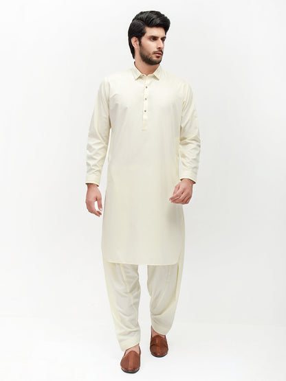 Edenrobe - Men's Cream Swish Collection - EMTSW22S-99168