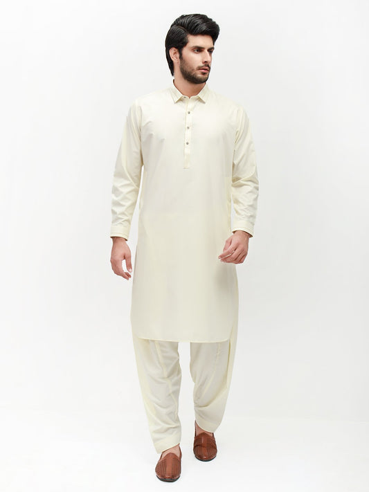 Edenrobe - Men's Cream Swish Collection - EMTSW22S-99168