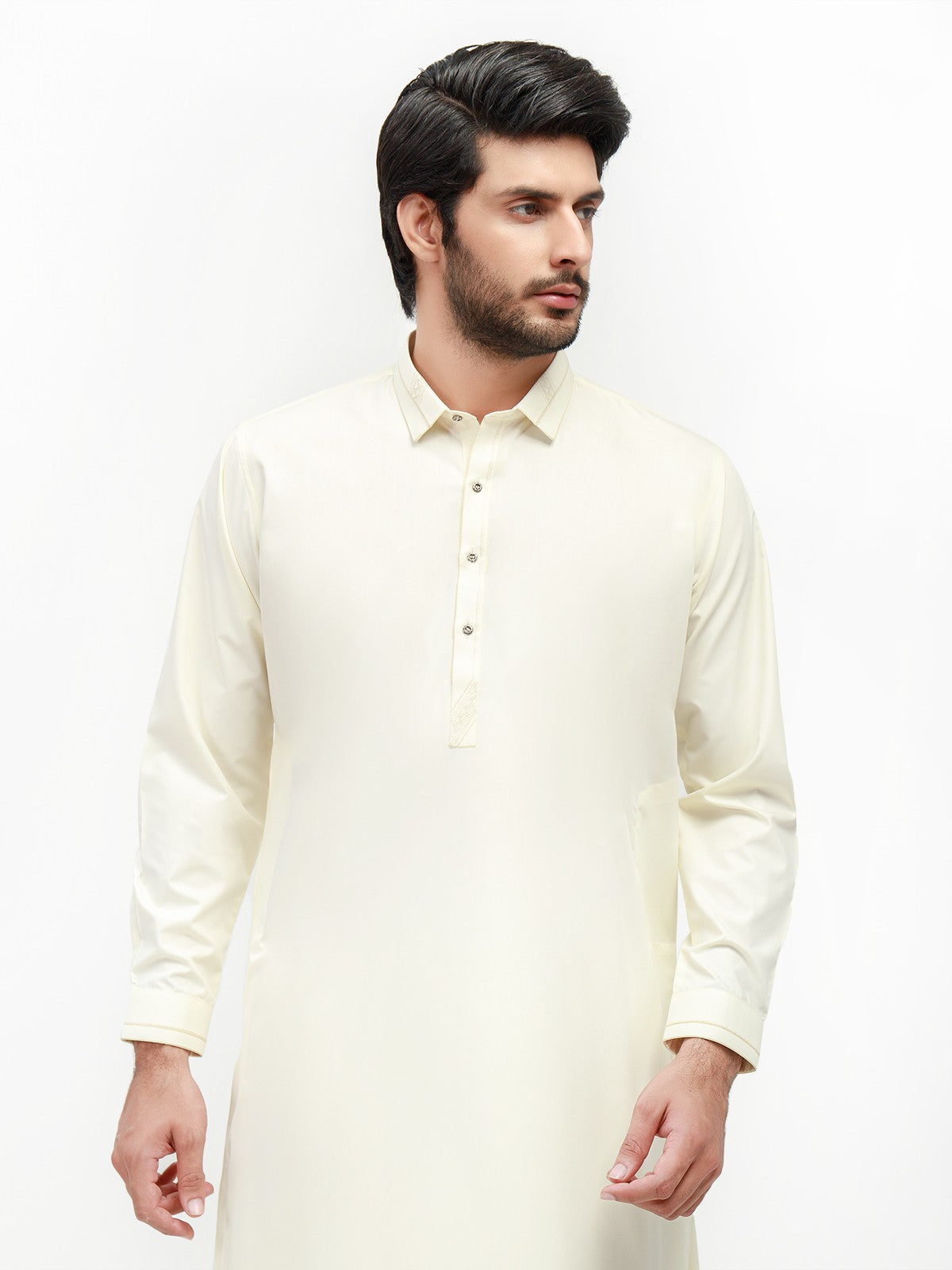 Edenrobe - Men's Cream Swish Collection - EMTSW22S-99168