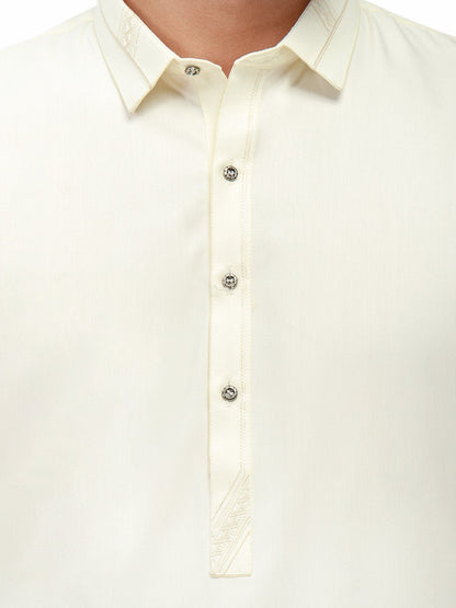 Edenrobe - Men's Cream Swish Collection - EMTSW22S-99168