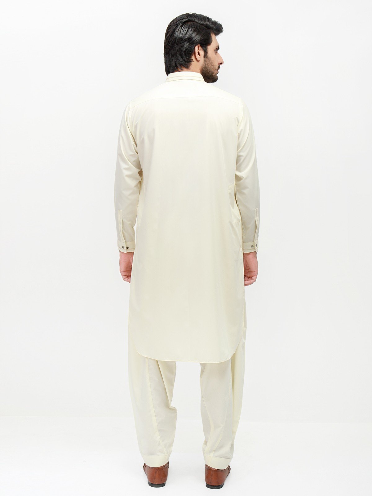 Edenrobe - Men's Cream Swish Collection - EMTSW22S-99168