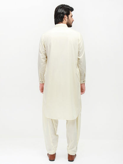 Edenrobe - Men's Cream Swish Collection - EMTSW22S-99168