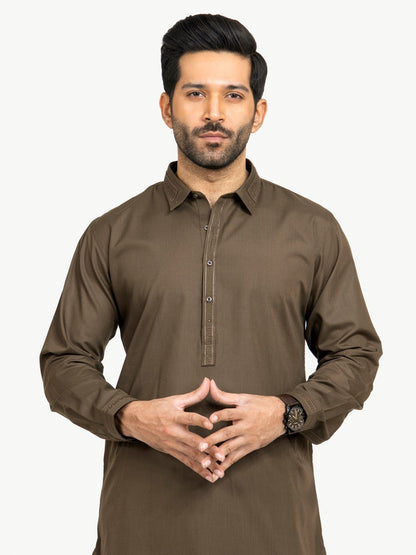 Edenrobe - Men's Olive Swish Collection - EMTSW22S-99173