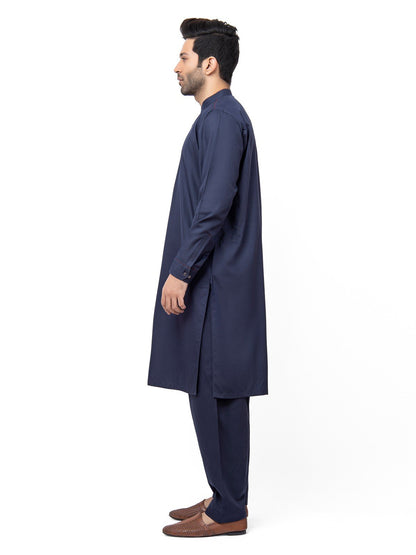 Edenrobe - Men's Navy Blue Swish Collection - EMTSW22S-99178