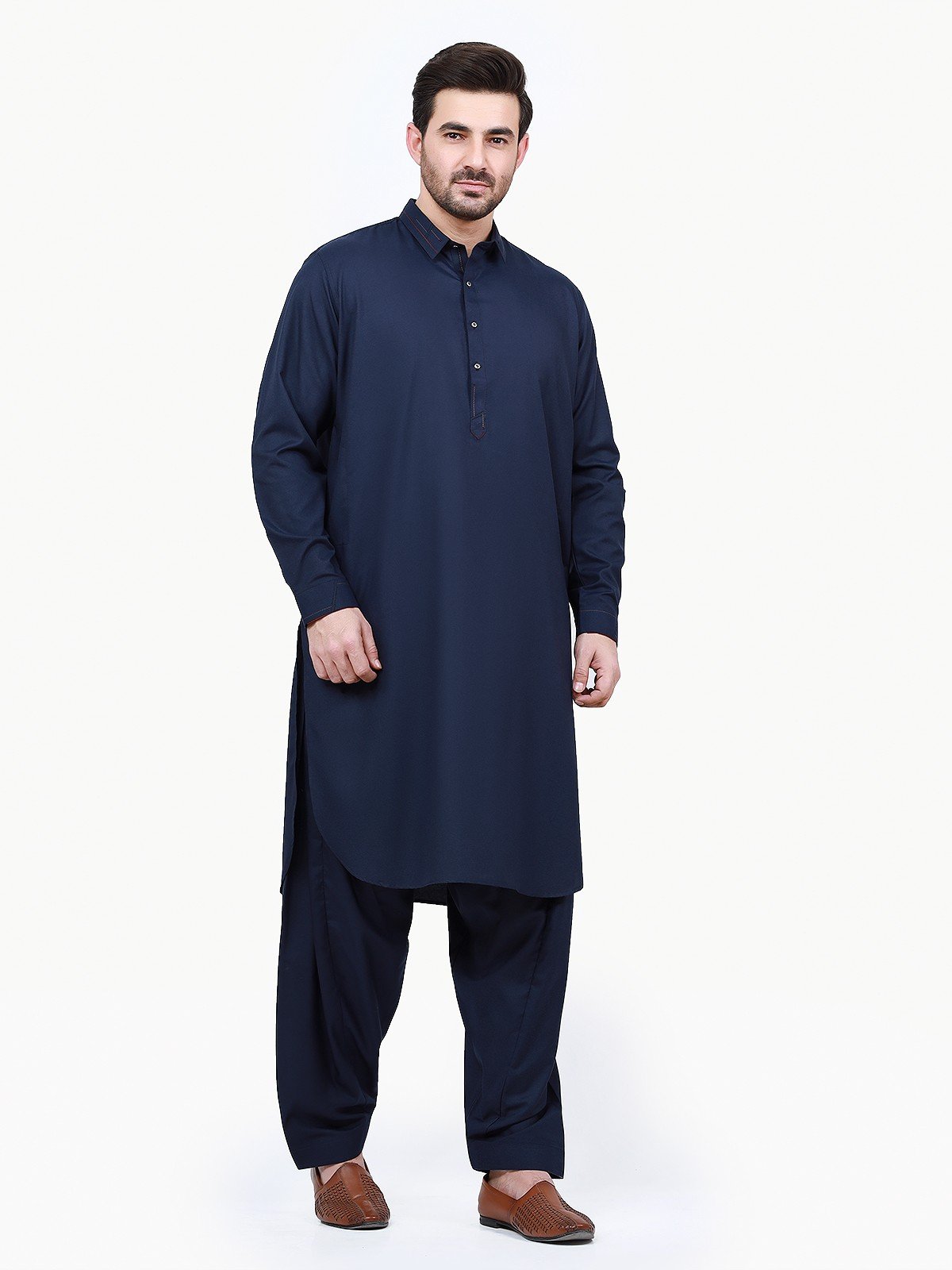 Edenrobe - Men's Navy Swish Collection - EMTSW22S-99179