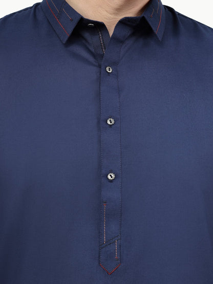 Edenrobe - Men's Navy Swish Collection - EMTSW22S-99179