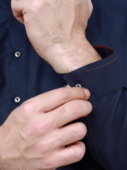 Edenrobe - Men's Navy Swish Collection - EMTSW22S-99179