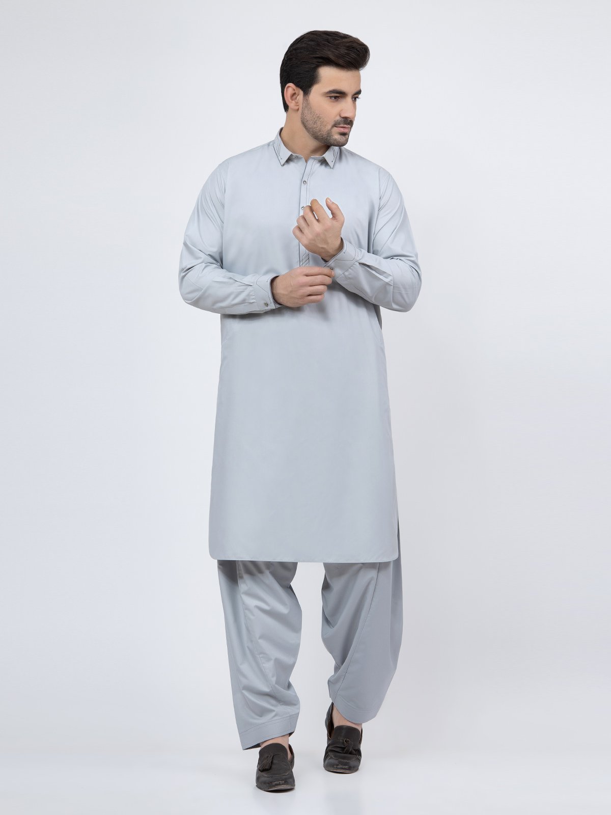 Edenrobe - Men's Grey Swish Collection - EMTSW22S-99180