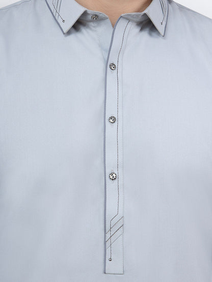 Edenrobe - Men's Grey Swish Collection - EMTSW22S-99180