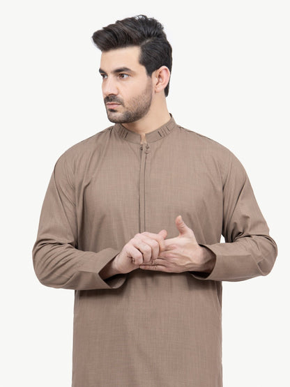 Edenrobe - Men's Light Brown Swish Collection - EMTSW22S-99182