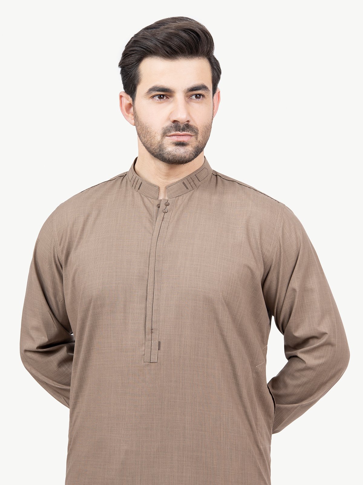 Edenrobe - Men's Light Brown Swish Collection - EMTSW22S-99182