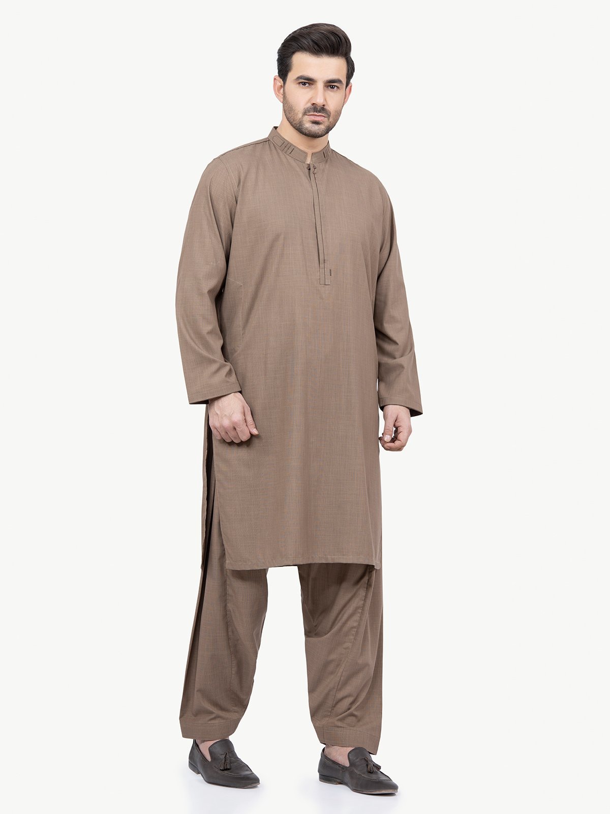 Edenrobe - Men's Light Brown Swish Collection - EMTSW22S-99182