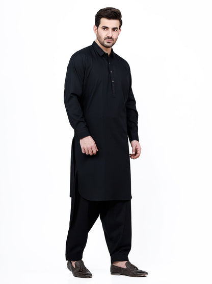 Edenrobe - Men's Black Swish Collection - EMTSW22S-99186