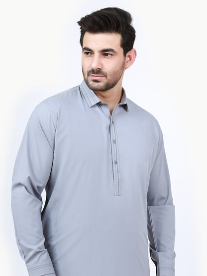 Edenrobe - Men's Grey Swish Collection - EMTSW22S-99187