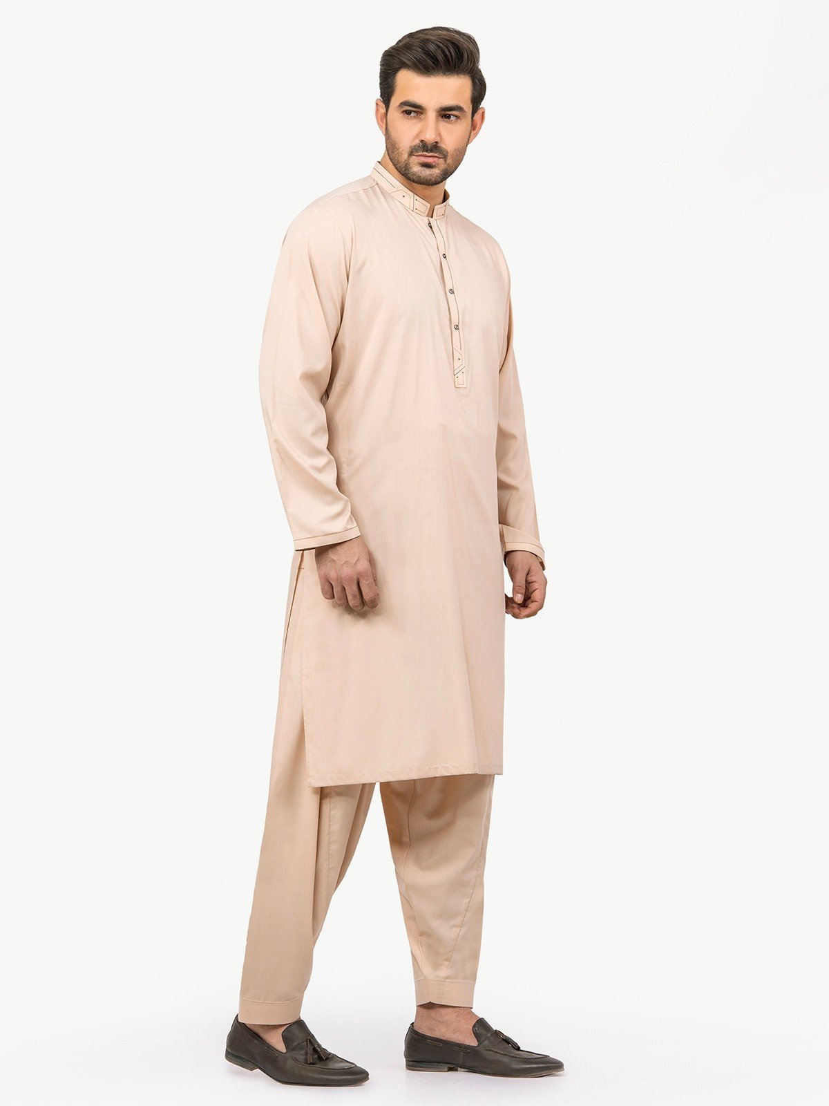 Edenrobe - Men's Light Peach Swish Collection - EMTSW22S-99189