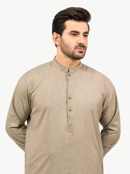 Edenrobe - Men's Beige Swish Collection - EMTSW22S-99193