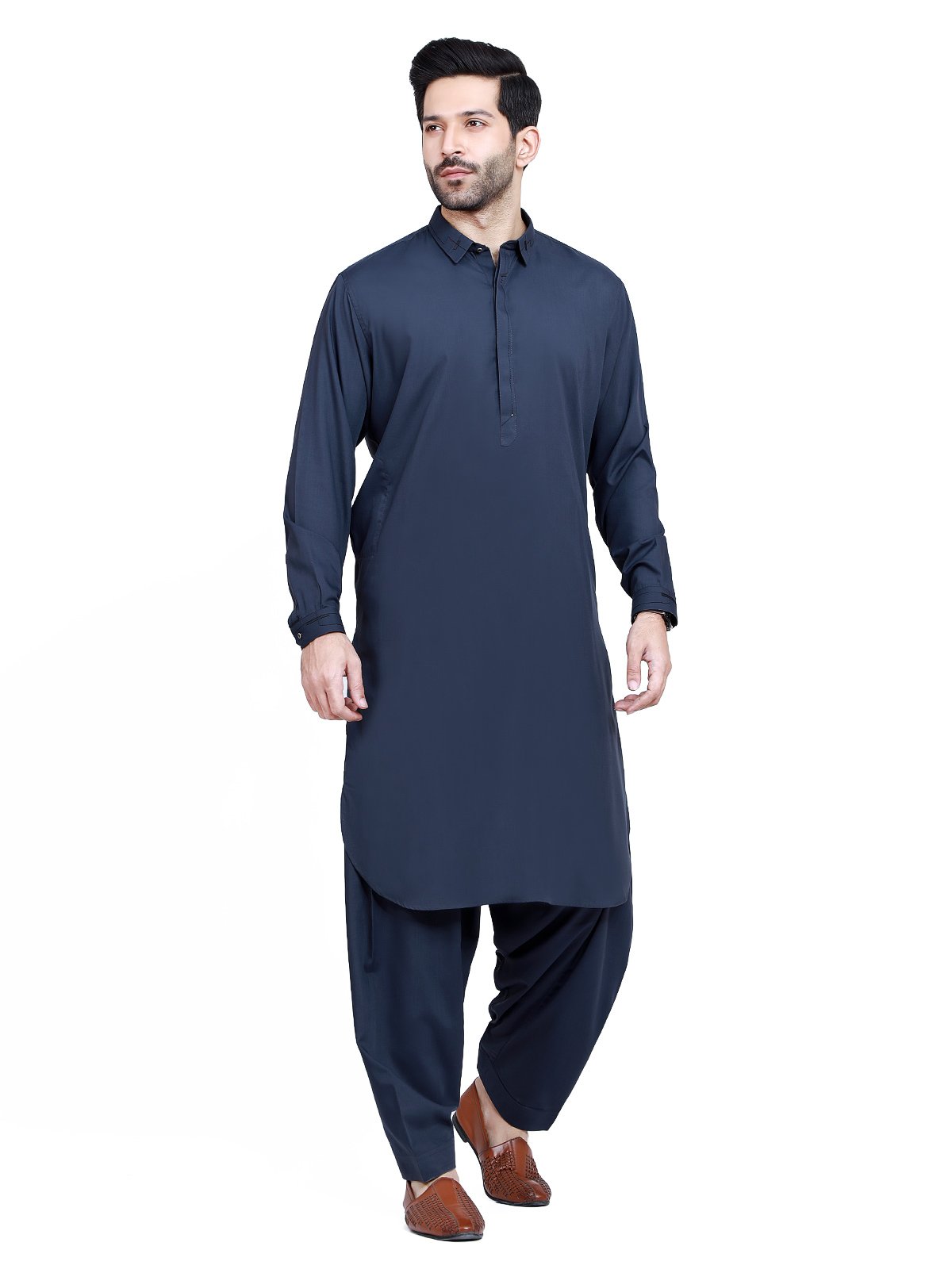 Edenrobe - Men's Navy Swish Collection - EMTSW22S-99198