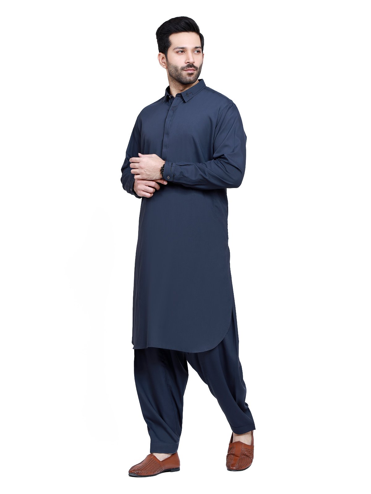 Edenrobe - Men's Navy Swish Collection - EMTSW22S-99198