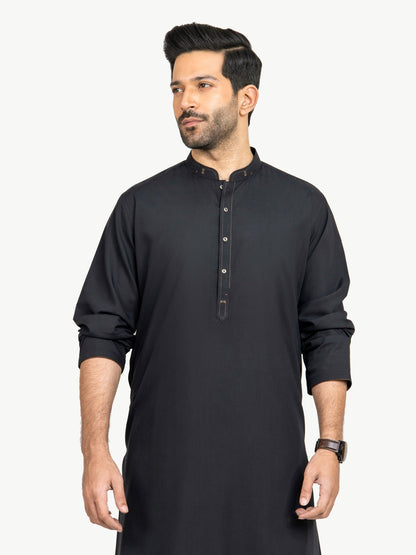 Edenrobe - Men's Black Swish Collection - EMTSW22S-99202