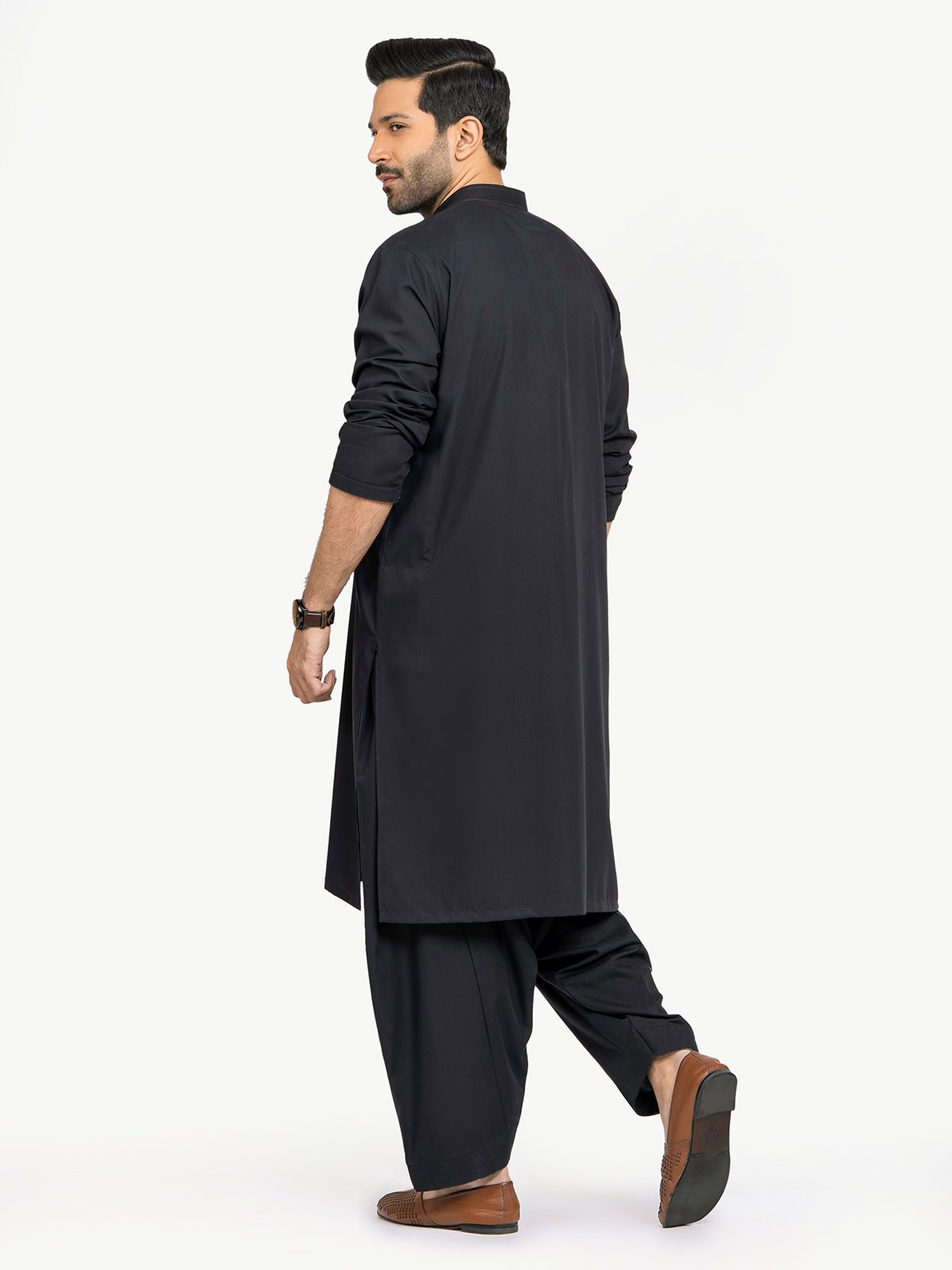 Edenrobe - Men's Black Swish Collection - EMTSW22S-99202