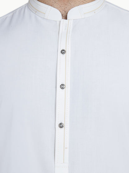 Edenrobe - Men's Off White Swish Collection - EMTSW22S-99203