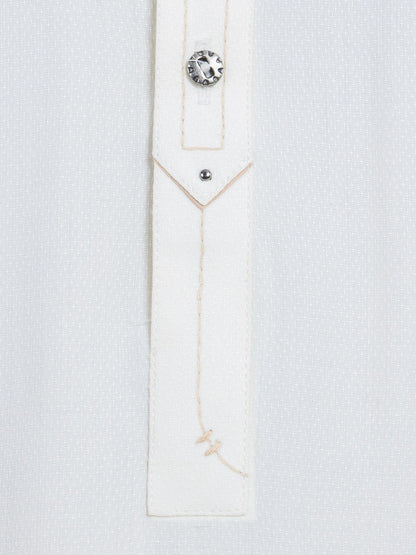 Edenrobe - Men's Cream Swish Collection - EMTSW22S-99204