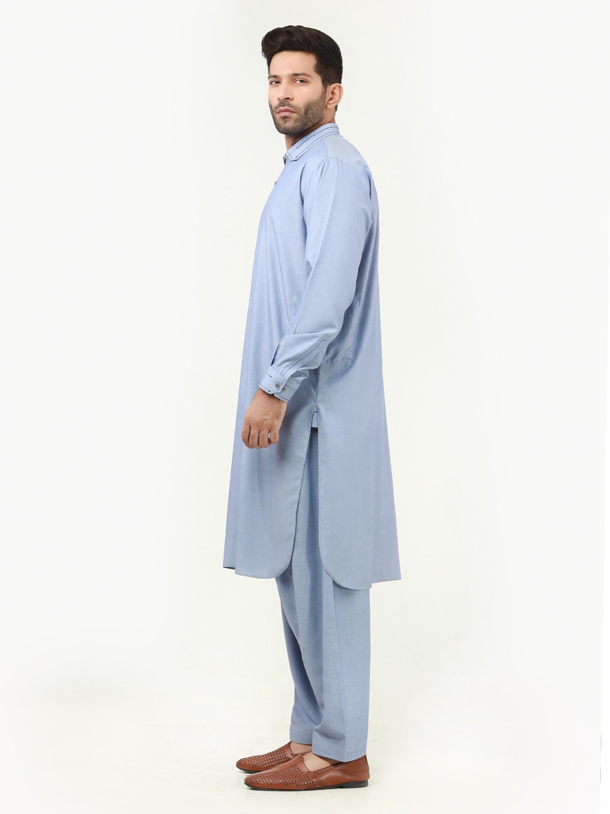 Edenrobe - Men's Sky Blue Swish Collection - EMTSW22S-99210