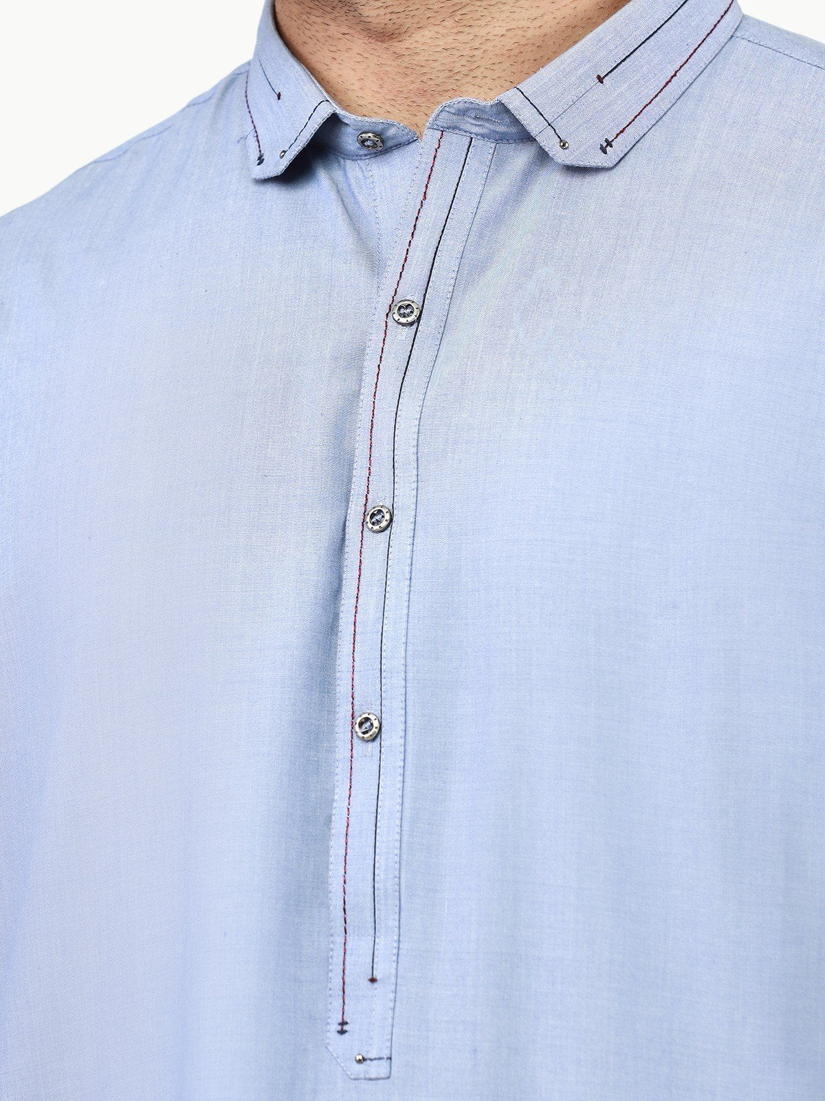 Edenrobe - Men's Sky Blue Swish Collection - EMTSW22S-99210