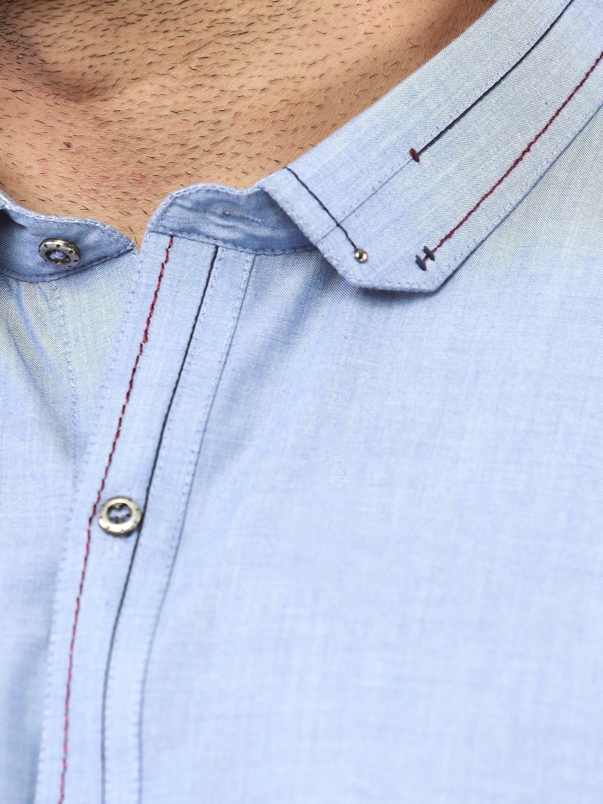 Edenrobe - Men's Sky Blue Swish Collection - EMTSW22S-99210