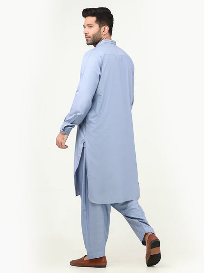 Edenrobe - Men's Sky Blue Swish Collection - EMTSW22S-99210