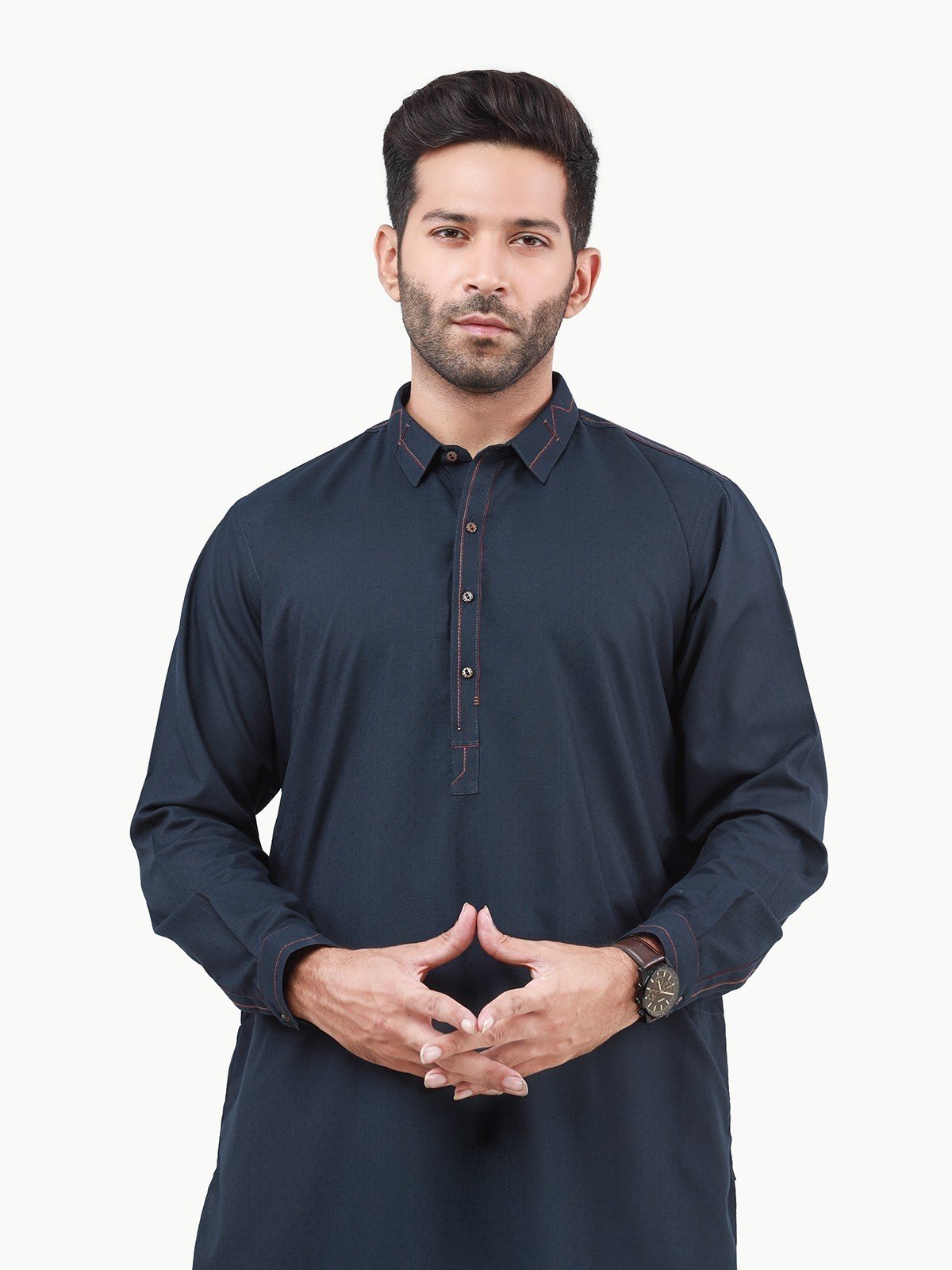 Edenrobe - Men's Navy Swish Collection - EMTSW22S-99219