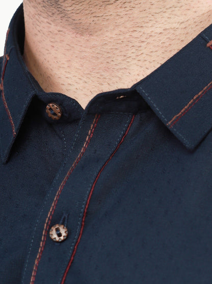 Edenrobe - Men's Navy Swish Collection - EMTSW22S-99219