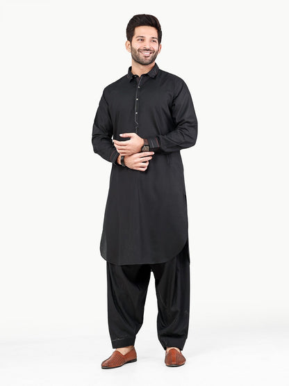 Edenrobe - Men's Black Swish Collection - EMTSW22S-99220