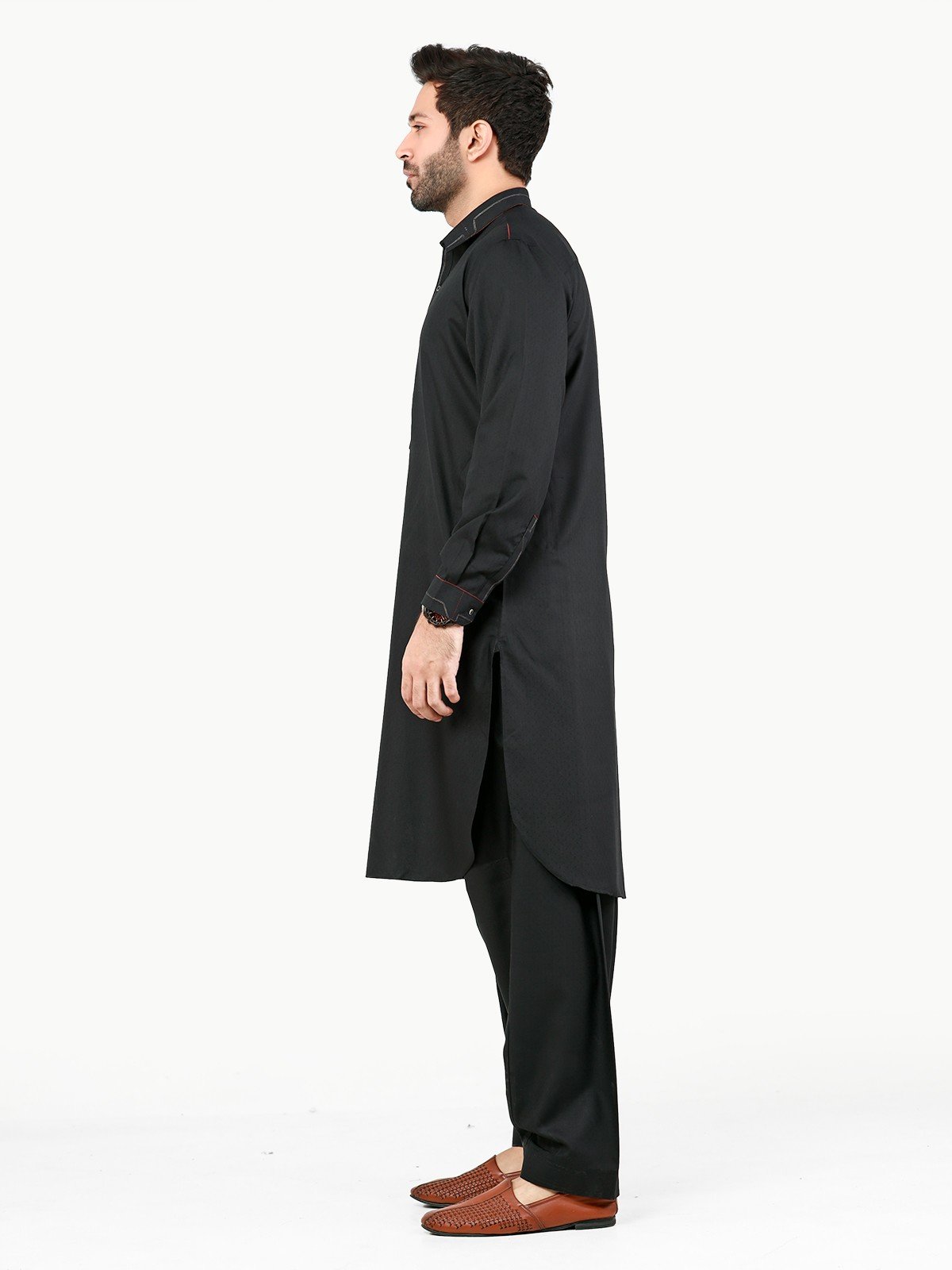 Edenrobe - Men's Black Swish Collection - EMTSW22S-99220