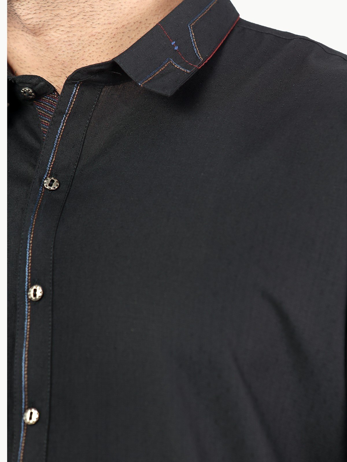 Edenrobe - Men's Black Swish Collection - EMTSW22S-99220