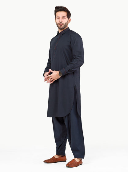 Edenrobe - Men's Dark Navy Swish Collection - EMTSW22S-99231