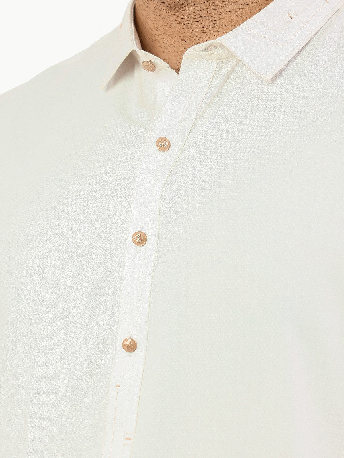 Edenrobe - Men's White Swish Collection - EMTSW22S-99240