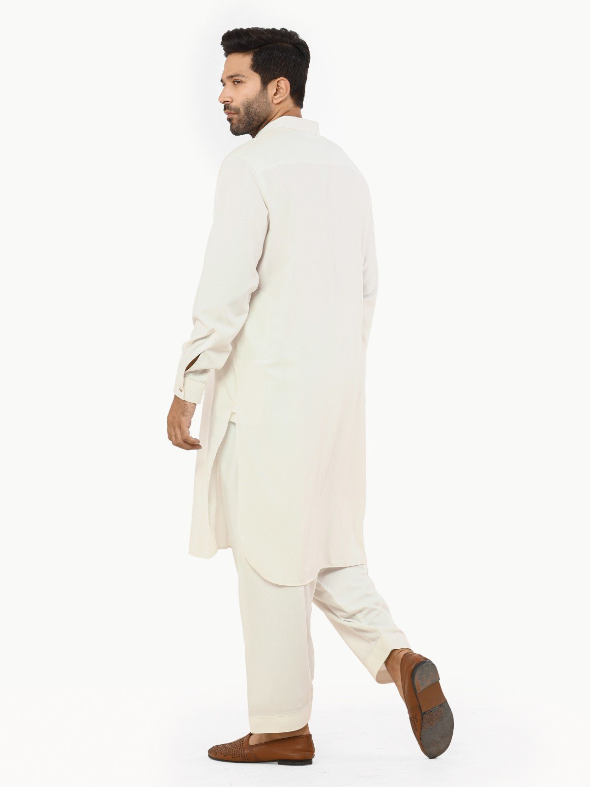 Edenrobe - Men's White Swish Collection - EMTSW22S-99240