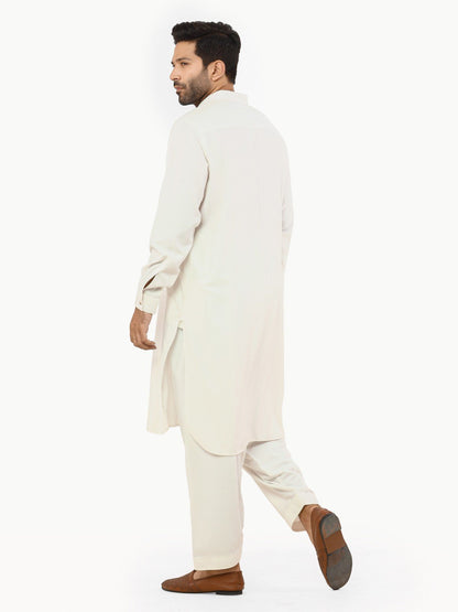 Edenrobe - Men's White Swish Collection - EMTSW22S-99240