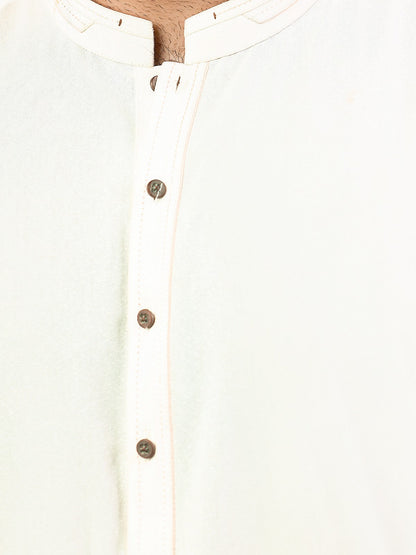 Edenrobe - Men's Off White Swish Collection - EMTSW22S-99245