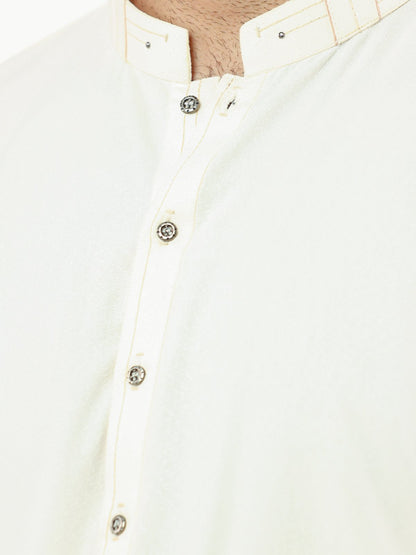 Edenrobe - Men's Cream Swish Collection - EMTSW22S-99246