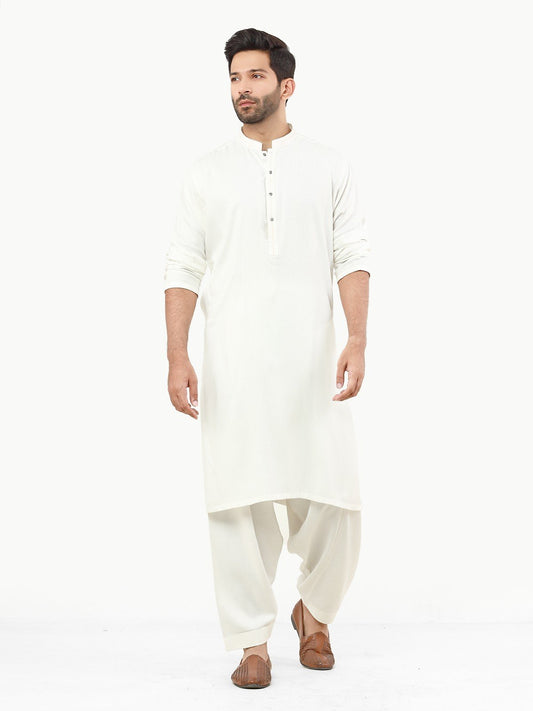 Edenrobe - Men's Off White Swish Collection - EMTSW22S-99248