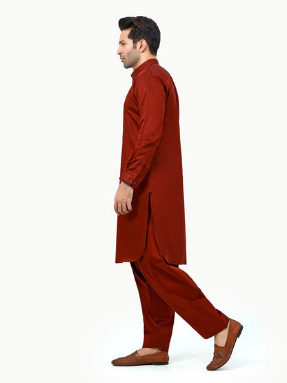 Edenrobe - Men's Maroon Swish Collection - EMTSW22S-99251