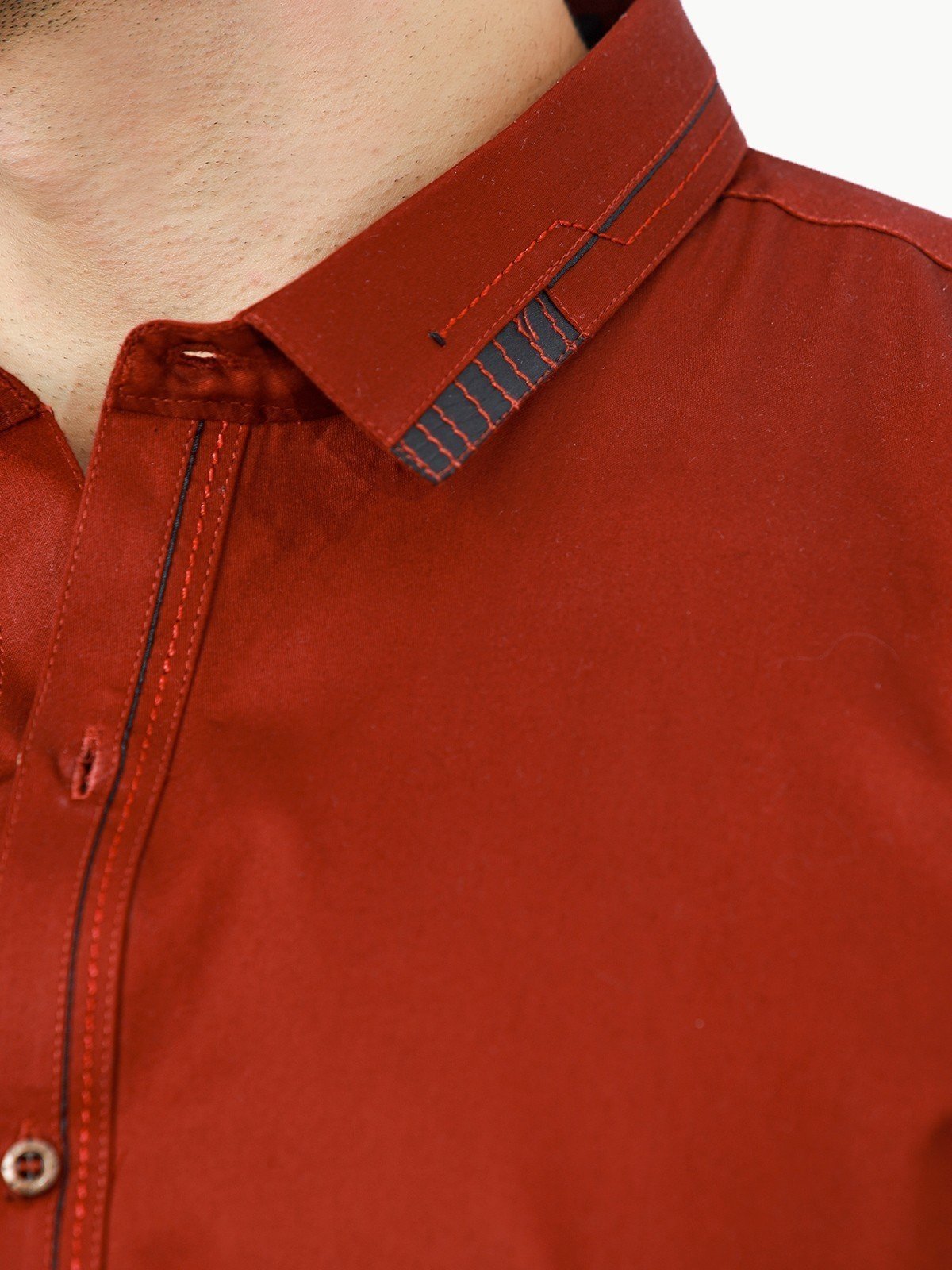 Edenrobe - Men's Maroon Swish Collection - EMTSW22S-99251