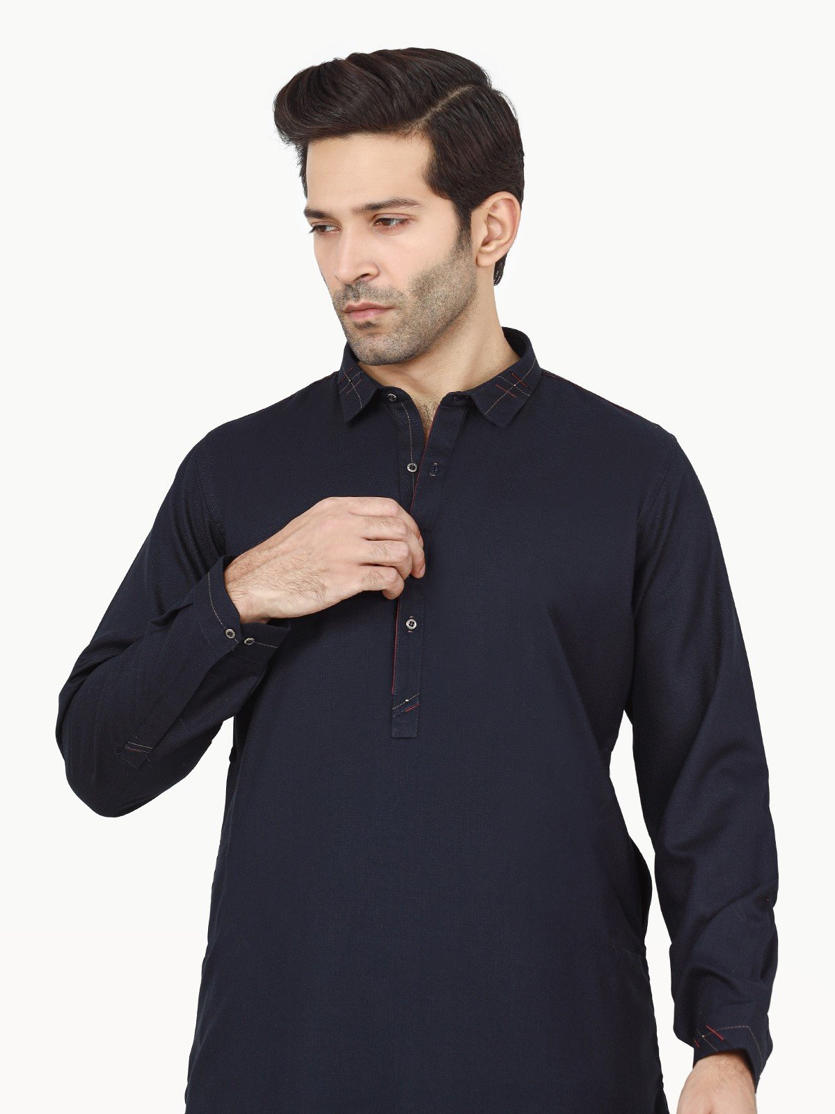 Edenrobe - Men's Dark Navy Swish Collection - EMTSW22S-99252