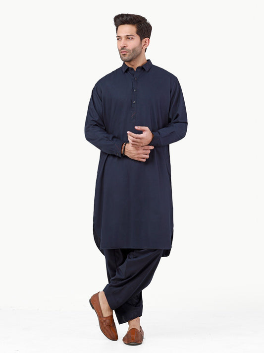 Edenrobe - Men's Navy Blue Swish Collection - EMTSW22S-99257